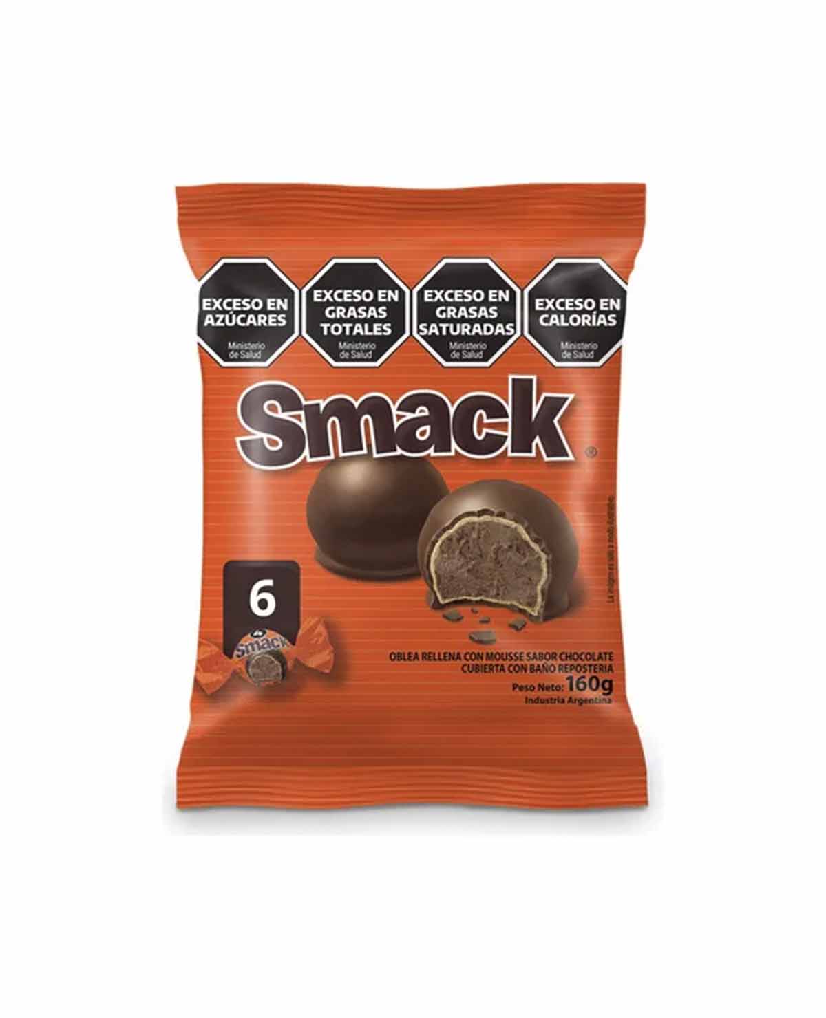 Bombones Smack Bolsa x 6 Un